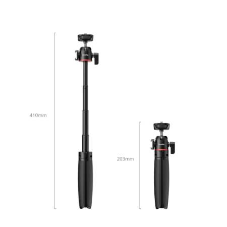 SmallRig 5285 VT-15 - mini statyw 3w1 w kształcie karabińczyka, wymiary